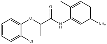 N-(5-Amino-2-methylphenyl)-2-(2-chlorophenoxy)-propanamide Struktur