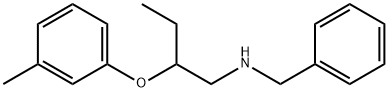 N-Benzyl-2-(3-methylphenoxy)-1-butanamine Struktur