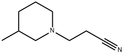 3-(3-methylpiperidin-1-yl)propanenitrile Struktur