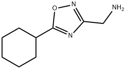 (5-cyclohexyl-1,2,4-oxadiazol-3-yl)methylamine Struktur