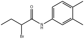 2-bromo-N-(3,4-dimethylphenyl)butanamide Struktur