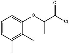 2-(2,3-dimethylphenoxy)propanoyl chloride Struktur