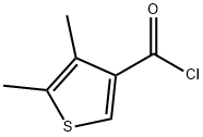 4,5-dimethylthiophene-3-carbonyl chloride Struktur