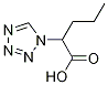 2-Tetrazol-1-yl-pentanoic acid Struktur