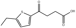 4-(5-Ethyl-thiophen-2-yl)-4-oxo-butyric acid Struktur