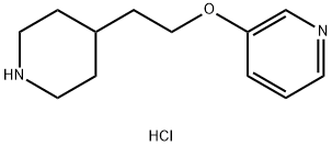 3-[2-(4-Piperidinyl)ethoxy]pyridine hydrochloride Struktur