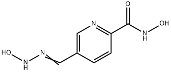 5-[Amino(hydroxyimino)methyl]-N-hydroxy-2-pyridinecarboxamide Struktur