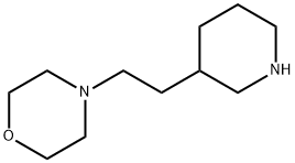 4-[2-(3-Piperidinyl)ethyl]morpholine Struktur