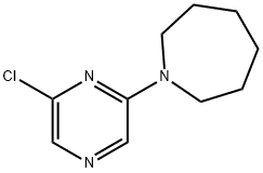 1-(6-Chloro-2-pyrazinyl)azepane Struktur