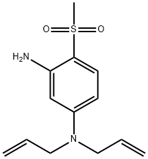 N1,N1-Diallyl-4-(methylsulfonyl)-1,3-benzenediamine Struktur