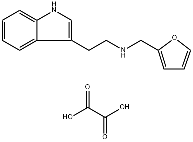 Furan-2-ylmethyl-[2-(1H-indol-3-yl)-ethyl]-amineoxalate Struktur