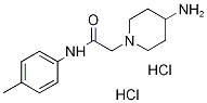 1-piperidineacetamide, 4-amino-N-(4-methylphenyl)- Struktur