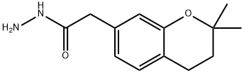 2-(2,2-Dimethyl-3,4-dihydro-2H-chromen-7-yl)-acetohydrazide Struktur