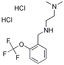 N,N-Dimethyl-N'-[2-(trifluoromethoxy)benzyl]-ethane-1,2-diamine dihydrochloride Struktur