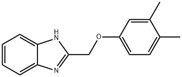 2-[(3,4-Dimethylphenoxy)methyl]-1H-benzimidazole Struktur