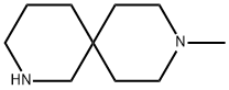 9-Methyl-2,9-diazaspiro[5.5]undecane Struktur