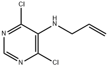 N-Allyl-4,6-dichloropyrimidin-5-amine Struktur