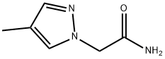 2-(4-Methyl-1H-pyrazol-1-yl)acetamide Struktur