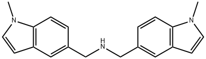 1-(1-Methyl-1H-indol-5-yl)-N-[(1-methyl-1H-indol-5-yl)methyl]methanamine Struktur