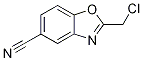 2-(Chloromethyl)-5-cyano-1,3-benzoxazole Struktur