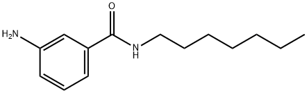 3-AMINO-N-HEPTYLBENZAMIDE Struktur