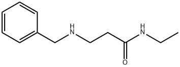 3-(BENZYLAMINO)-N-ETHYLPROPANAMIDE Struktur