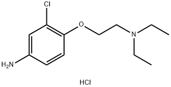 3-CHLORO-4-[2-(DIETHYLAMINO)ETHOXY]ANILINEDIHYDROCHLORIDE Struktur