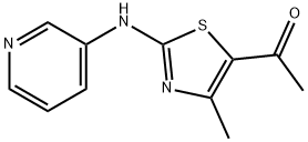 1-[4-methyl-2-(3-pyridinylamino)-1,3-thiazol-5-yl]-1-ethanone Struktur