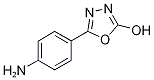 5-(4-aminophenyl)-1,3,4-oxadiazol-2-ol Struktur