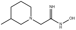 N'-hydroxy-2-(3-methylpiperidino)ethanimidamide Struktur