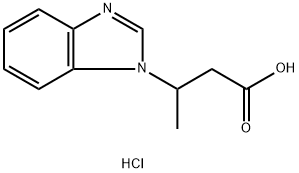 3-Benzoimidazol-1-yl-butyric acid hydrochloride Struktur