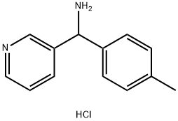 C-Pyridin-3-yl-C-p-tolyl-methylaminedihydrochloride Struktur