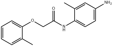 N-(4-Amino-2-methylphenyl)-2-(2-methylphenoxy)-acetamide Struktur