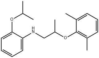 N-[2-(2,6-Dimethylphenoxy)propyl]-2-isopropoxyaniline Struktur