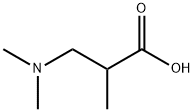 3-(dimethylamino)-2-methylpropanoic acid hydrochloride Struktur