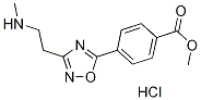 methyl 4-{3-[2-(methylamino)ethyl]-1,2,4-oxadiazol-5-yl}benzoate hydrochloride Struktur