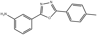 {3-[5-(4-methylphenyl)-1,3,4-oxadiazol-2-yl]phenyl}amine Struktur