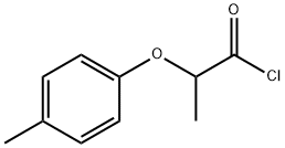 2-(4-methylphenoxy)propanoyl chloride Struktur