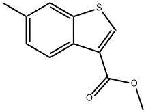 methyl 6-methyl-1-benzothiophene-3-carboxylate Struktur