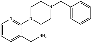 [2-(4-Benzyl-1-piperazinyl)-3-pyridinyl]-methanamine Struktur