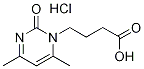 4-(4,6-Dimethyl-2-oxo-2H-pyrimidin-1-yl)-butyric acid hydrochloride Struktur