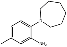 2-(1-Azepanyl)-5-methylaniline Struktur