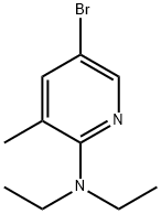 5-Bromo-N,N-diethyl-3-methyl-2-pyridinamine Struktur