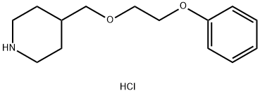 4-[(2-Phenoxyethoxy)methyl]piperidinehydrochloride Struktur