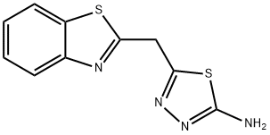 5-Benzothiazol-2-ylmethyl-[1,3,4]thiadiazol-2-ylamine Struktur