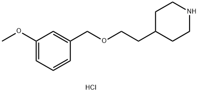 4-{2-[(3-Methoxybenzyl)oxy]ethyl}piperidinehydrochloride Struktur