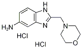 2-Morpholin-4-ylmethyl-1H-benzoimidazol-5-ylaminedihydrochloride Struktur