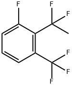 2-(1,1-Difluoroethyl)-1-fluoro-3-(trifluoromethyl)benzene Struktur