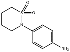 4-(1,1-Dioxo-1lambda*6*-[1,2]thiazinan-2-yl)-phenylamine Struktur