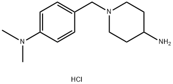 4-piperidinamine, 1-[[4-(dimethylamino)phenyl]methyl]- Struktur